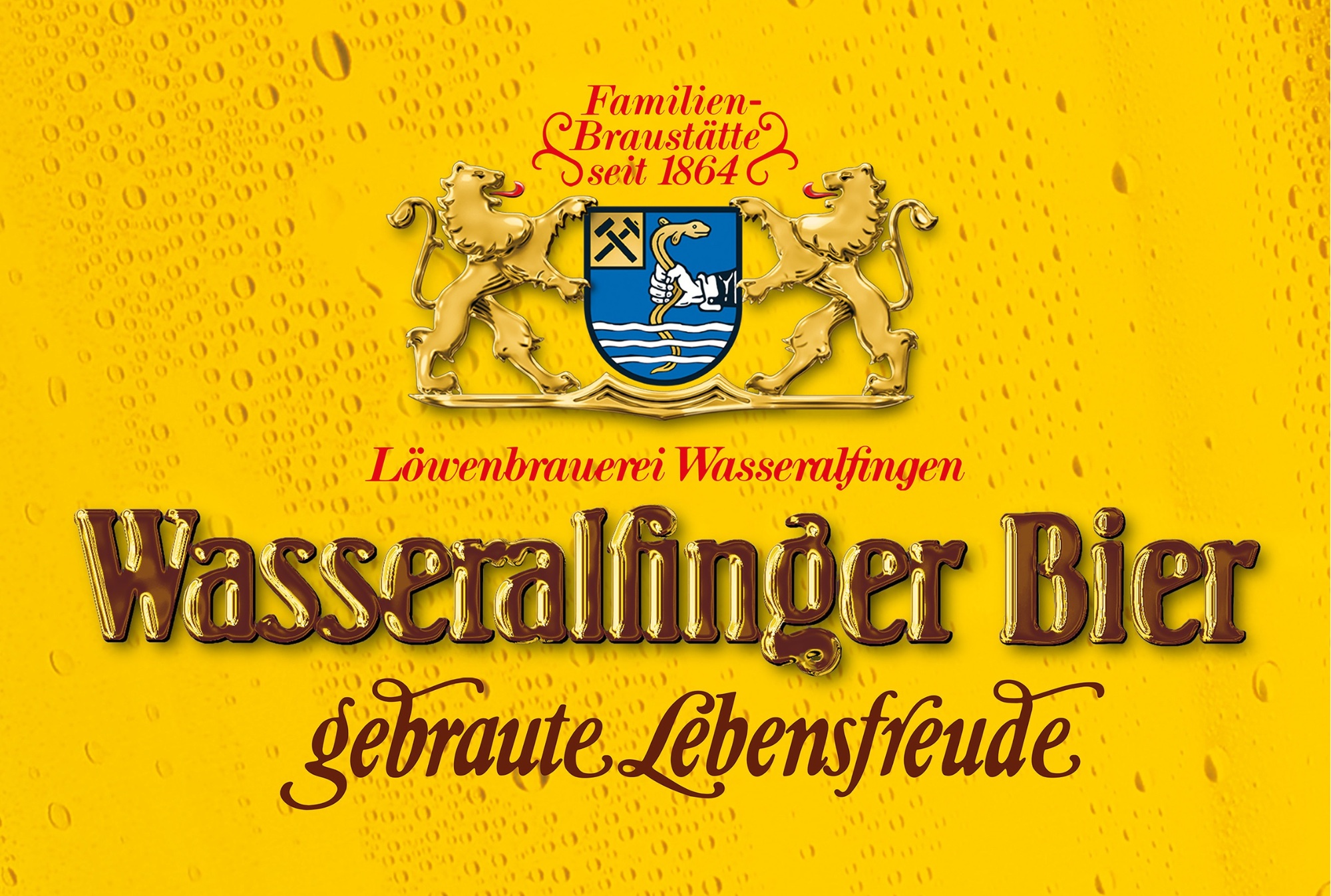 Logo auf Bier PE 25cm